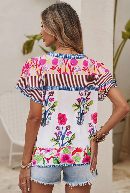 Floral Fusion Blouse