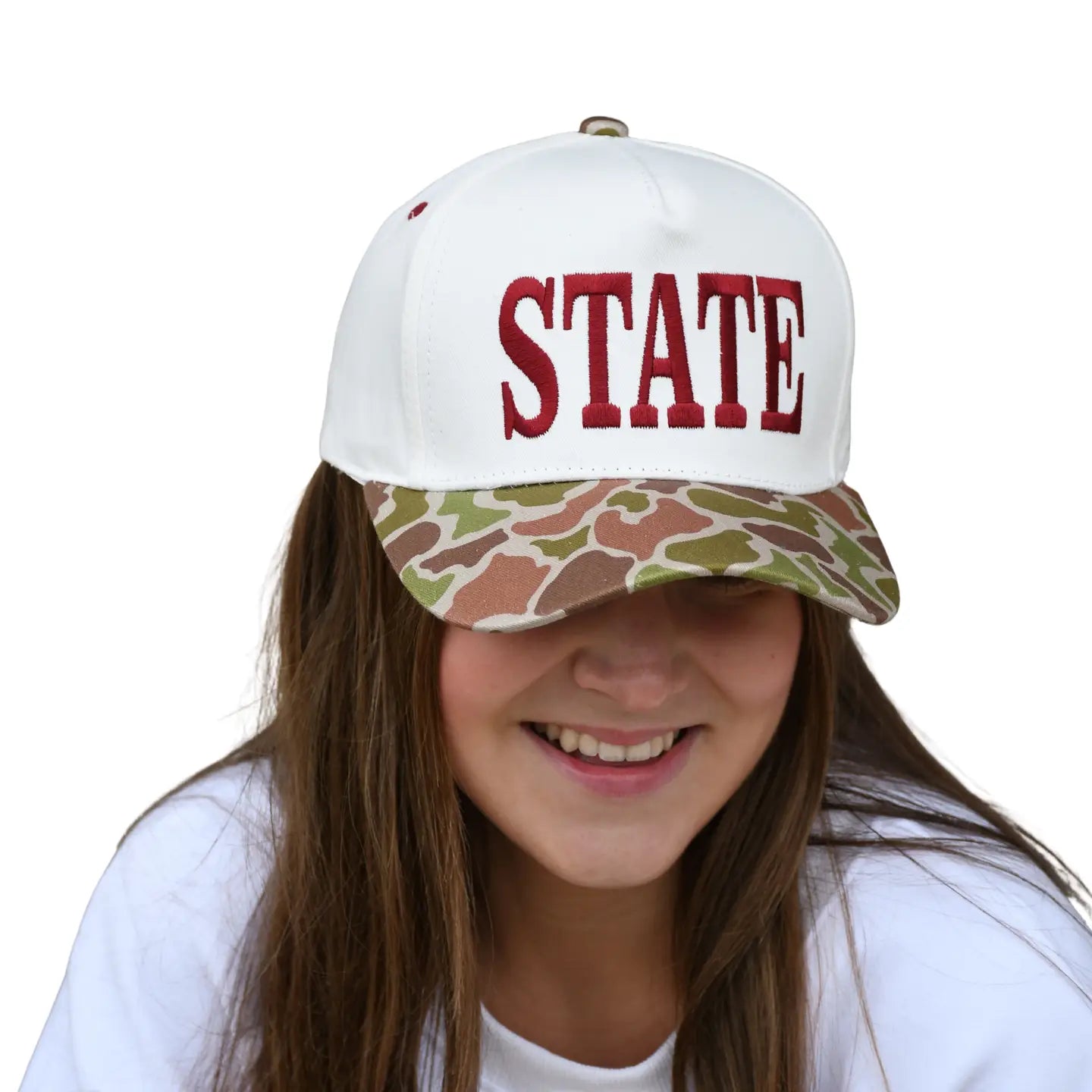 Lulu Mac MSU Bulldogs State Cap – Dark Camo