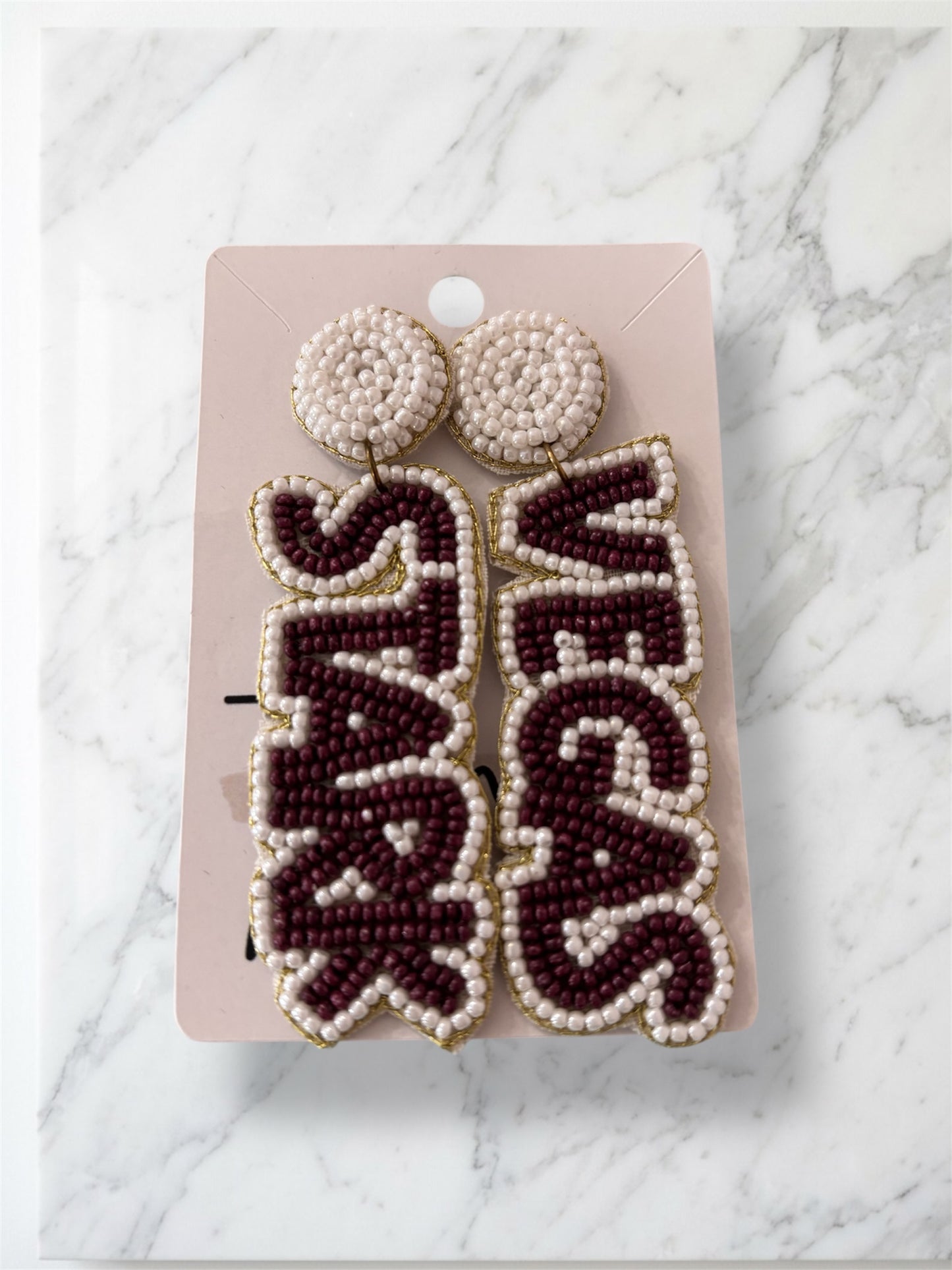 Stark Vegas Beaded Earrings