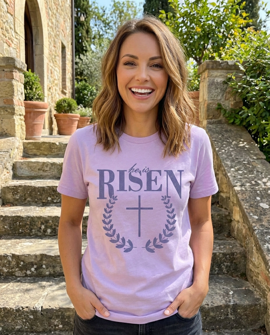 He Is Risen Tee