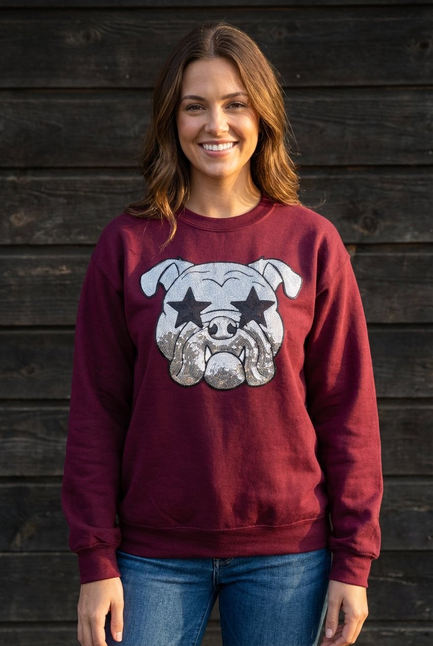 Hail State Sequin Sweatshirt