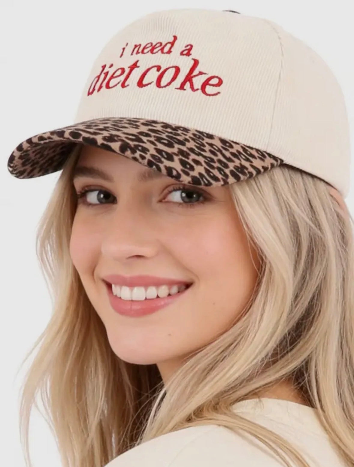 The Diet Coke Energy Cap-Leopard
