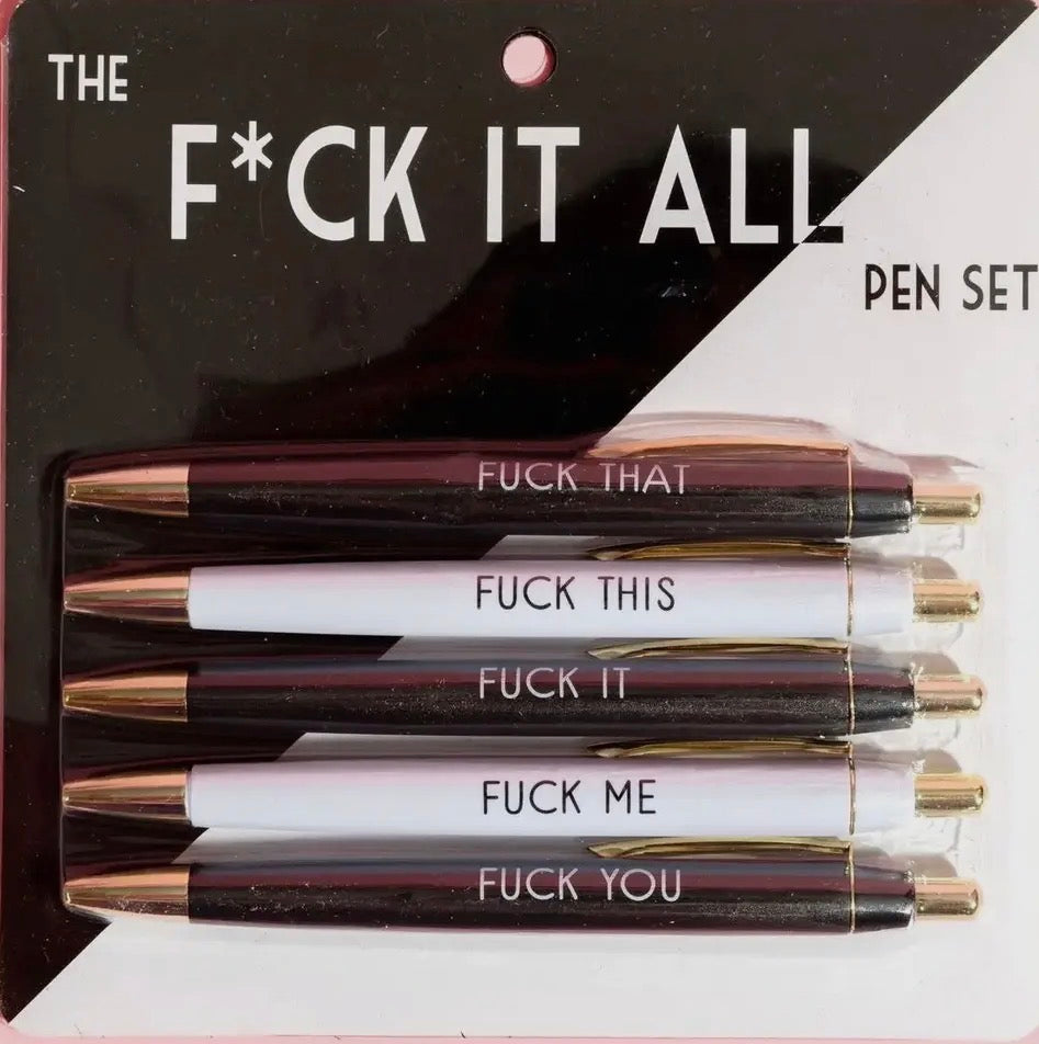 Fuck It All Pen Set