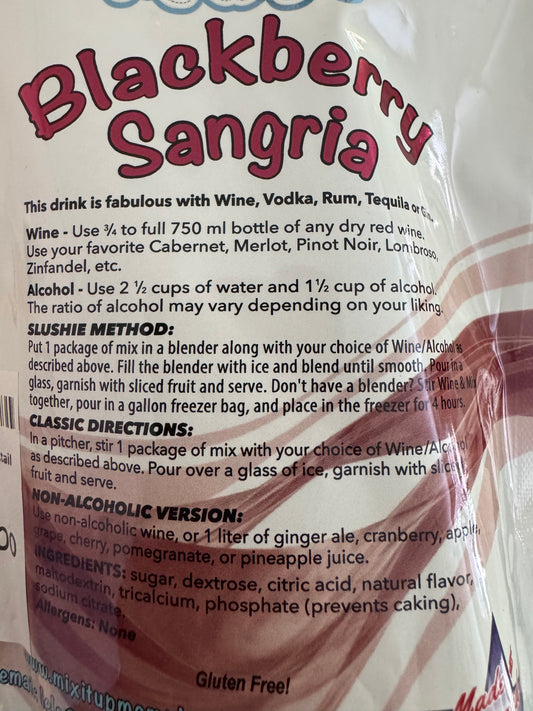 Mix It Up- Ready-Made Drink Mixes-BLACKBERRY SANGRIA