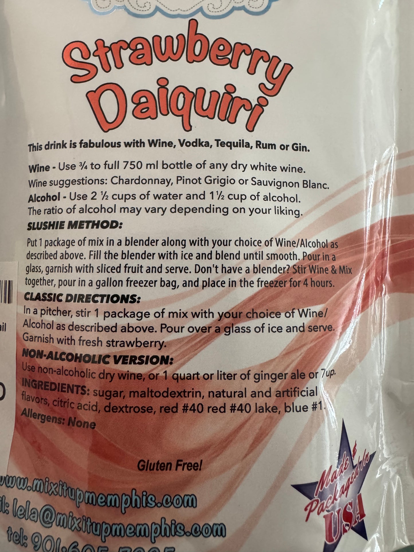 Mix It Up Ready-Made Drink Mixes-STRAWBERRY DAIQURI