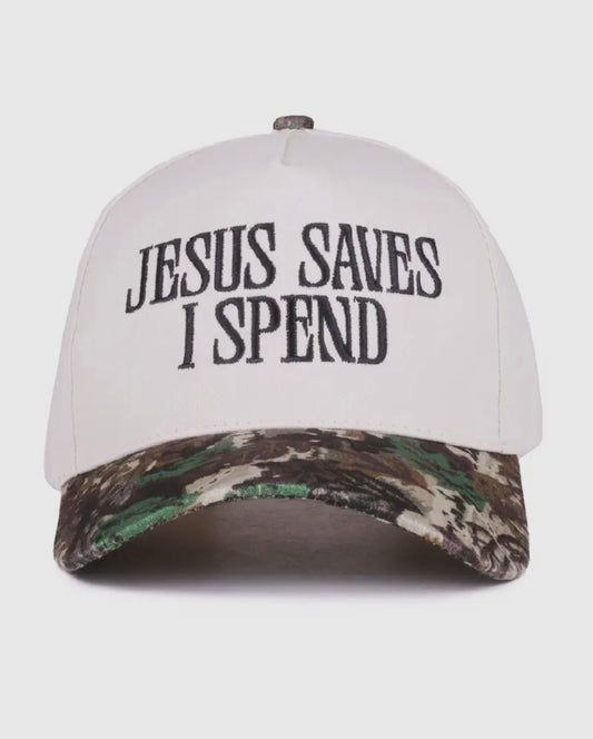 The Saved & Styled Two-Tone Cap-CAMO