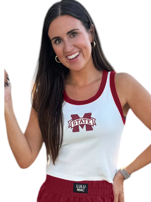Lulu Mac MSU Bulldogs Tank