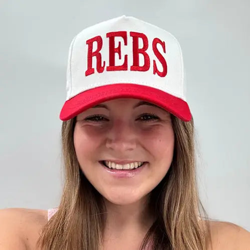 Lulu Mac Ole Miss Rebs Cap – Red