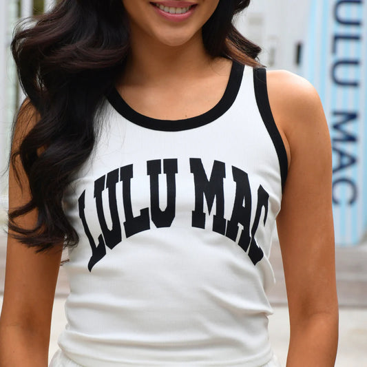Lulu Mac Signature Logo Tank-Black