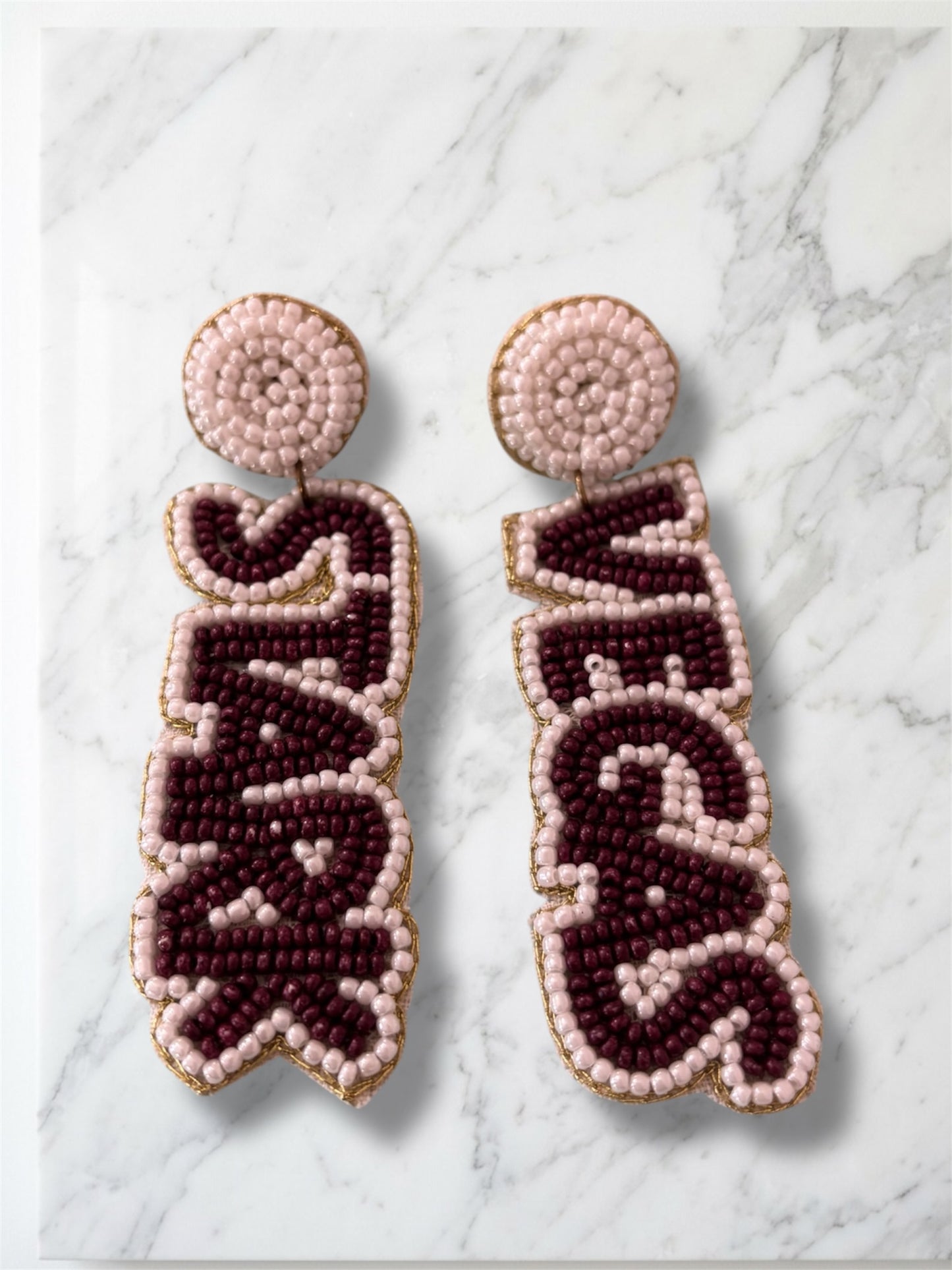 Stark Vegas Beaded Earrings
