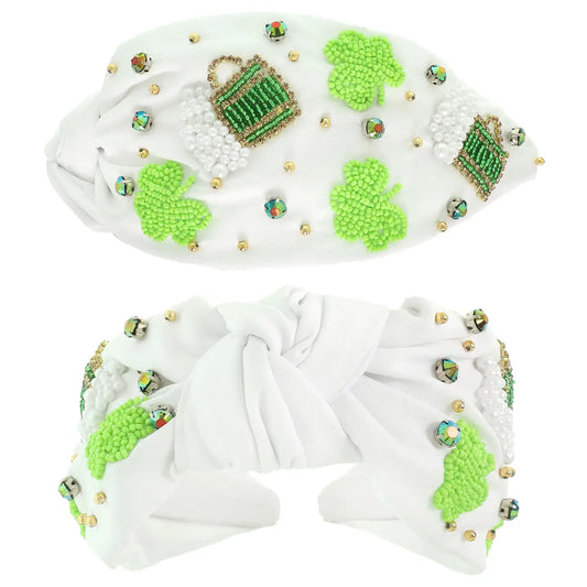 Lucky Charm Jeweled St. Patrick’s Headband