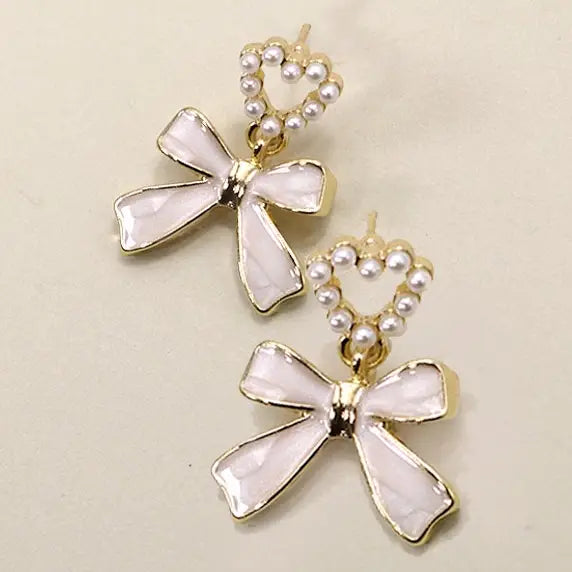 Love Knot Pearl Drops