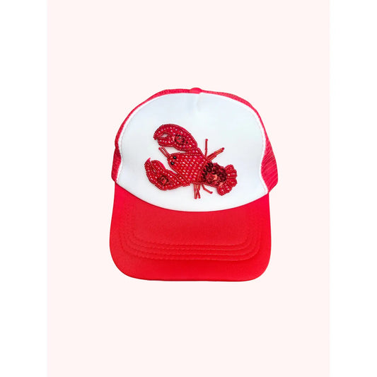Beaded Crawfish Trucker Hat