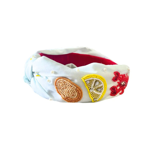 Crawfish Boil Beaded Headband