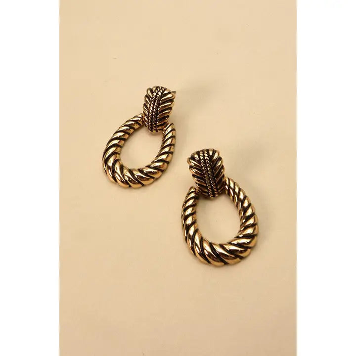 Antique Doorknocker Earrings