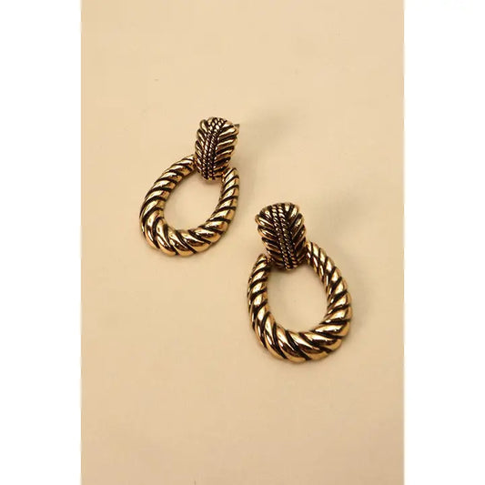 Antique Doorknocker Earrings