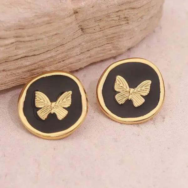 Whimsical Butterfly Studs