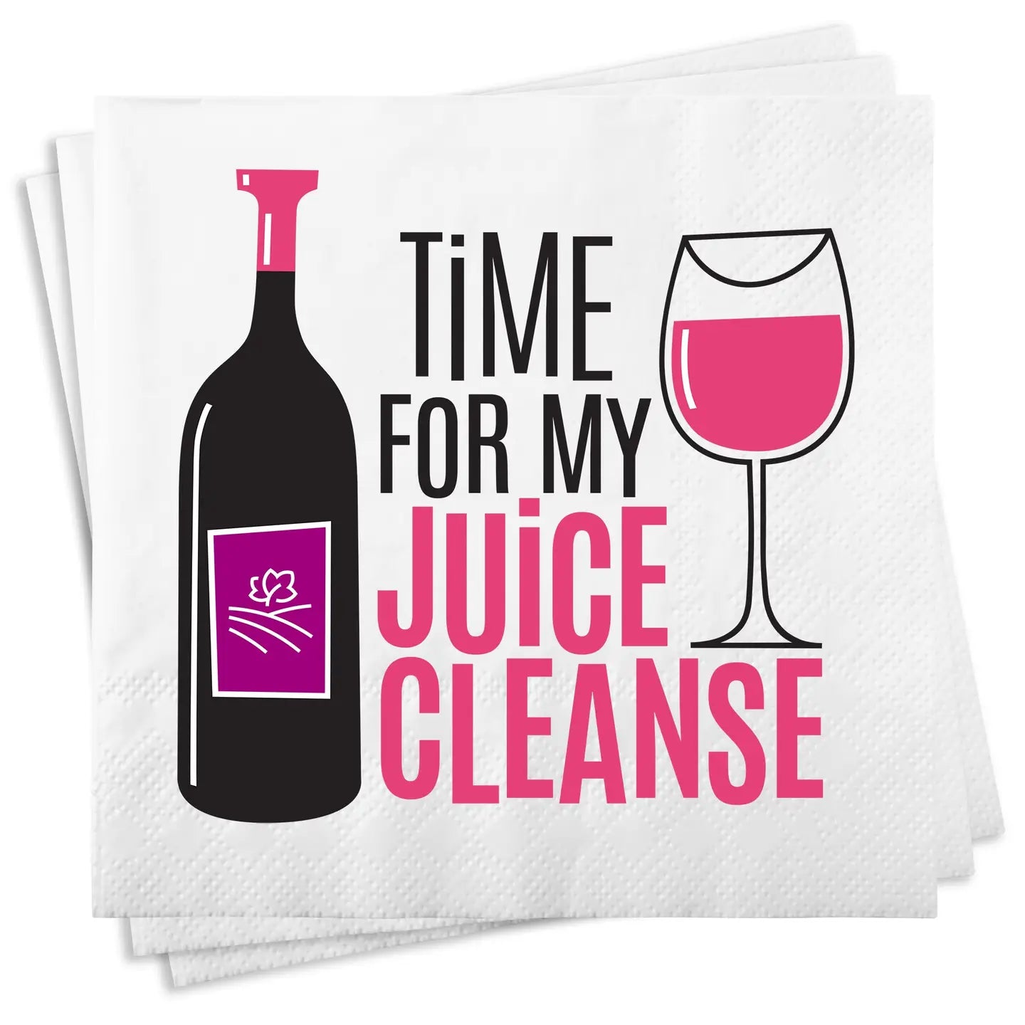 "Juice Cleanse" Napkins