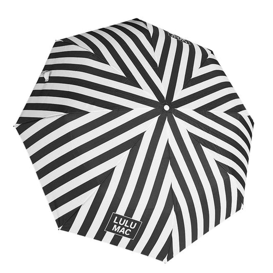 Lulu Mac Black Stripe Umbrella